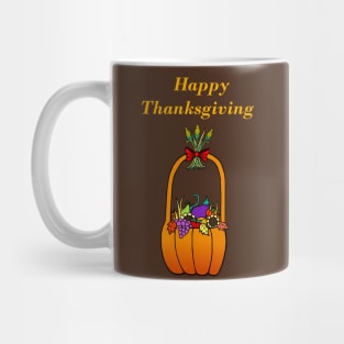 Thanksgiving Pumpkin Bounty Mug